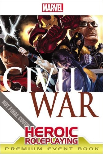 "Marvel Heroic Roleplaying: Civil War Event" Cover