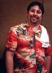 Forgotten Realms-Ravenloft-Star Wars author R.A. Salvatore during the DragonLance 20th Anniversary honoring of Margaret Weis at GenCon 2004